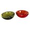 Sommerso Murano Glass Shell Bowl from Cenedese Vetri, 1960s, Set of 2 1