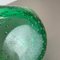 Cenicero Bullicante de cristal de Murano en verde, años 70, Imagen 17