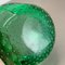 Cenicero Bullicante de cristal de Murano en verde, años 70, Imagen 16