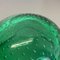 Cenicero Bullicante de cristal de Murano en verde, años 70, Imagen 13