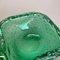 Cenicero Bullicante de cristal de Murano en verde, años 70, Imagen 7