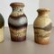 Jarrones Fat Lava vintage de cerámica de Scheurich, Germany, años 70. Juego de 5, Imagen 11
