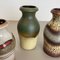 Vintage Pottery Fat Lava Vases from Scheurich, Germany, 1970s, Set of 5 9