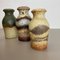 Vintage Pottery Fat Lava Vases from Scheurich, Germany, 1970s, Set of 5 13