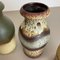 Jarrones Fat Lava vintage de cerámica de Scheurich, Germany, años 70. Juego de 5, Imagen 12