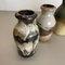 Vintage Pottery Fat Lava Vases from Scheurich, Germany, 1970s, Set of 5 5