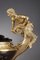 Coupe Décorative Jupiter et Antiope en Bronze Doré, 19ème Siècle 19