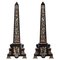 Egyptian Style Marble Obelisks, 19th Century, Set of 2, Image 1