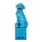 Große türkisblaue Mid-Century Foo Dogs Skulptur aus Keramik, 1960er, 2er Set 11