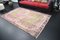 Light Pink Pastel Faded Overdyed Living Room Rug 2