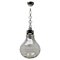 Vintage Smoked Glass Pendant Ceiling Light in the Shape of a Big Bulb, 1960s, Image 5