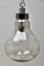 Vintage Smoked Glass Pendant Ceiling Light in the Shape of a Big Bulb, 1960s 7