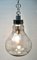 Vintage Smoked Glass Pendant Ceiling Light in the Shape of a Big Bulb, 1960s, Image 3