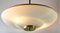 Mid-Century Scandinavian Pendant Light with Acrylic Optical Shade 2