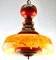 Mid-Century Murano Glass Shade in Various Colours Ceramic Mount Pendant Light, Image 8
