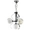German Swirl Ball Pendant Stem Lamp with 3 Globular Lights from Fischer Leuchten, Image 1