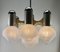Chrome and Opaline Glass Globes Chandelier from Sciolari 9