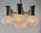 Chrome and Opaline Glass Globes Chandelier from Sciolari 2