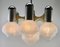 Chrome and Opaline Glass Globes Chandelier from Sciolari 7