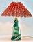 Lámpara de mesa Sommerso Technique de cristal de Val Saint Lambert, Imagen 2