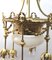 Late 19th Century Cast Brass Pendant Chandelier with Six-Arms, Image 5