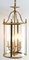 Empire Style Italian Gilt Brass and Glass Lantern by Gaetano Sciolari 4