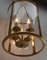 Empire Style Italian Gilt Brass and Glass Lantern by Gaetano Sciolari, Image 9