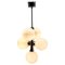 German Swirl Ball Pendant Stem Lamp with 5 Globular Lights from Fischer Leuchten 11