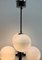 German Swirl Ball Pendant Stem Lamp with 5 Globular Lights from Fischer Leuchten 3