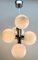 German Swirl Ball Pendant Stem Lamp with 5 Globular Lights from Fischer Leuchten 6