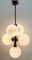 German Swirl Ball Pendant Stem Lamp with 5 Globular Lights from Fischer Leuchten 8