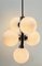 German Swirl Ball Pendant Stem Lamp with 5 Globular Lights from Fischer Leuchten 4