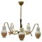 Vintage Italian Diablo Chandelier in the Style of Stilnovo with 5 Arms, 1960s 4