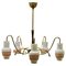 Vintage Italian Diablo Chandelier in the Style of Stilnovo with 5 Arms, 1960s, Image 4