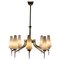 Vintage Italian Chandelier with Eight Arms in the Style of Stilnovo, 1960s, Image 2