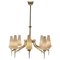 Vintage Italian Chandelier with Eight Arms in the Style of Stilnovo, 1960s, Image 1