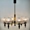 Vintage Italian Chandelier in the Style of Stilnovo with 6 Arms, 1960s 12