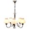 Vintage Belgian Chrome Operacle Damage Chandelier with 5 Arms from Massive, 1960s, Image 3