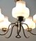 Vintage Belgian Chrome Operacle Damage Chandelier with 5 Arms from Massive, 1960s 9