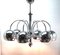 Deckenlampe mit 6 Augapfel Leuchten von Goffredo Reggiani, 1960er 5