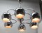 Lampada da soffitto a 6 luci di Goffredo Reggiani, anni '60, Immagine 7