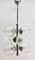 German Swirl Ball Pendant Stem Lamp with 6 Globular Lights from Fischer Leuchten, Image 1