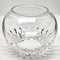 Large Belgian Cut Clear Crystal Punch Bowl 6