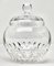 Große belgische Punch Schale aus klarem Kristallglas 8
