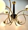 Vintage Italian Chandelier with Nine Arms and Wooden Details from Stilnovo, 1960s, Image 15