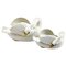 White Swan Planters from Imperiale Nimy for Belgian Majolica, Set of 2 1