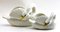 White Swan Planters from Imperiale Nimy for Belgian Majolica, Set of 2 2