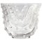Art Deco Clear and Frosted Vichy Vase with Graduating Wavy Leaf Design from R. Lalique 1