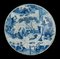 Delfter Chinoiserie Teller in Blau & Weiß, 1600er, 2er Set 3
