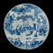 Plats Chinoiserie Delft Bleus et Blancs, 1600s, Set de 2 3